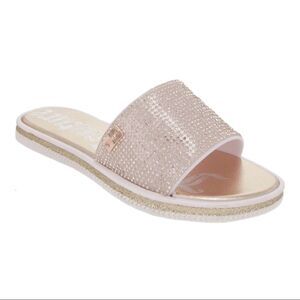 Juicy Couture | Yippy Slide Sandal | Rose Beads
